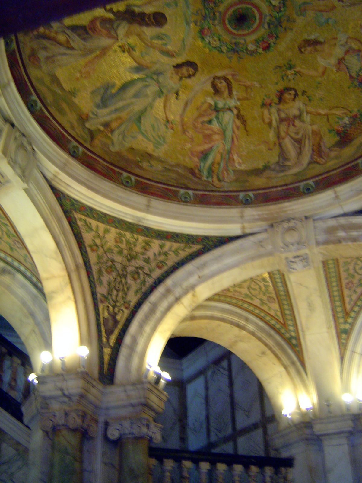 The ceiling.