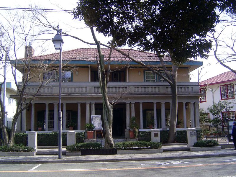 Here, near Christ Church, is an apartment building from 1927.