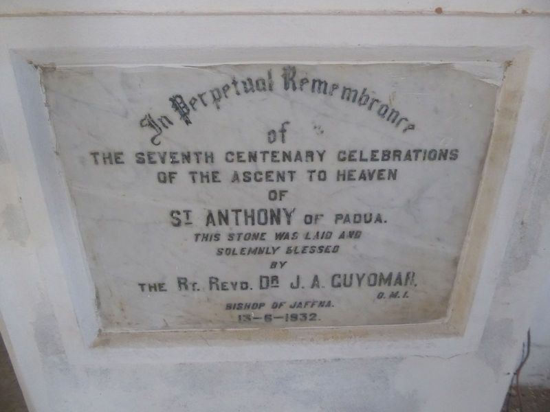 The plaque seen in the last picture.