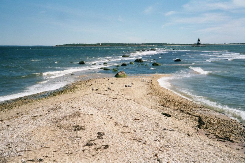 Here it is: Orient Point, the northern counterpart of the South Fork's Montauk Point. Plum Island is in the distance. Since 1954 it's housed