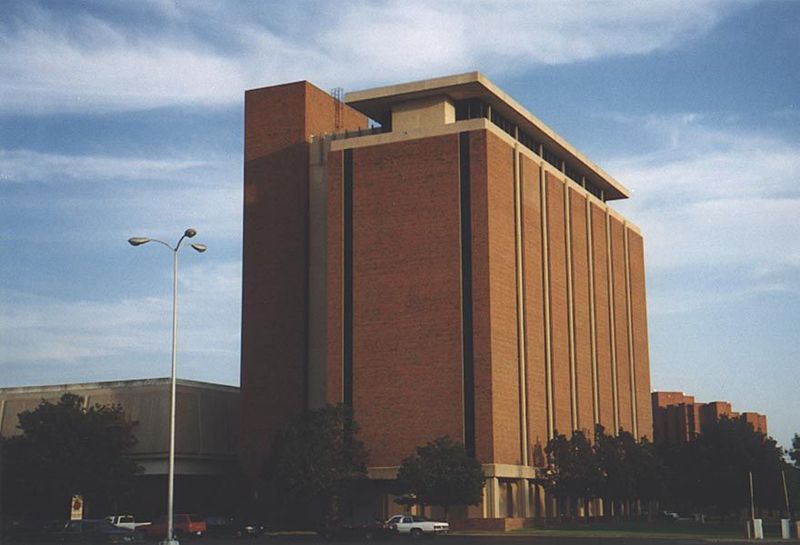 Edward Everett Dale Hall and Tower were opened in 1967, 18 years after completion of Gould Hall.