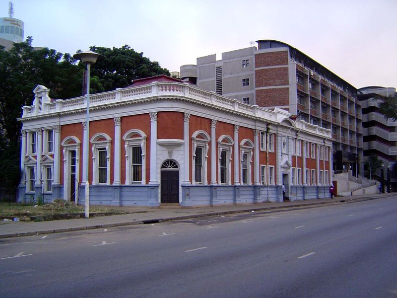 The Standard Bank building of 1899 was an exceptionally early departure from the wrought-iron norm. It was sold in 1911 to the BSA Company. 