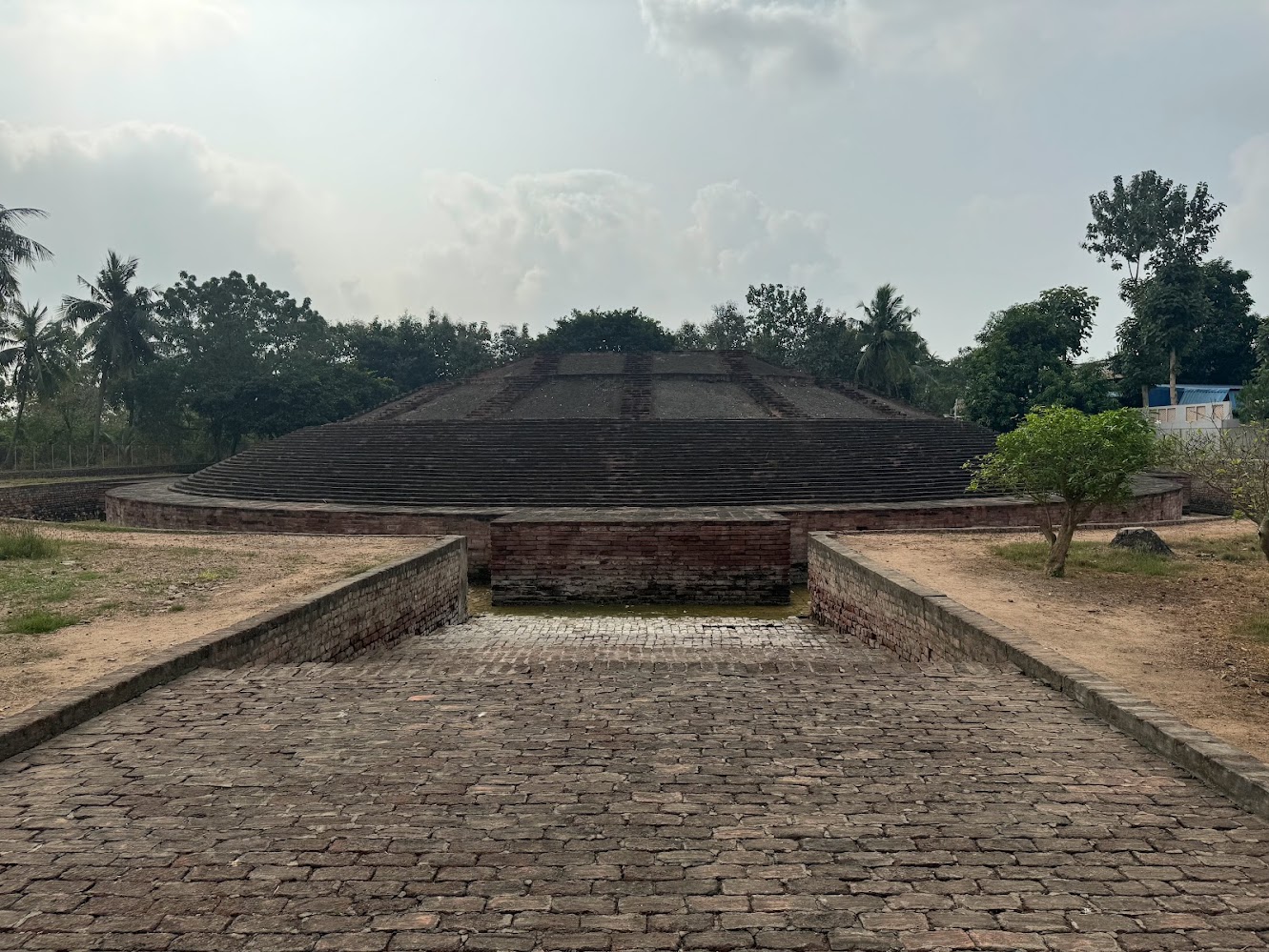 But we came for this, the Ghantasala Stupa, once again cleaned out, then cleaned up, by various interlopers, some wanton, others professiona