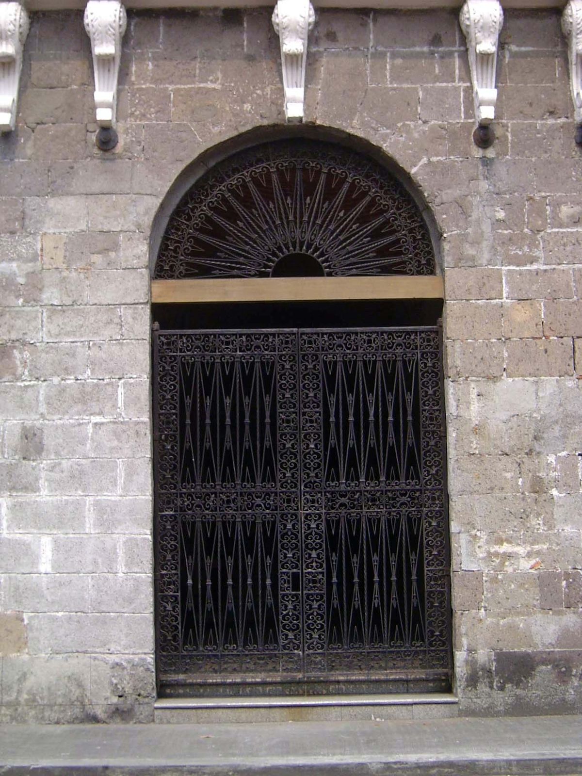 A restored entrance.
