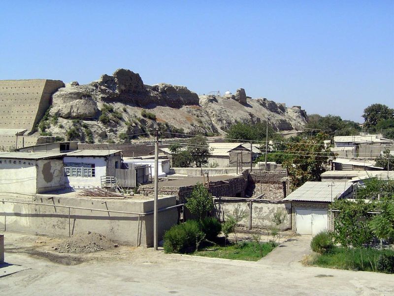 Within the city there was an inner citadel or fort, the Ark, where the emir had his palace. Its wall was reduced to near-rubble before the S