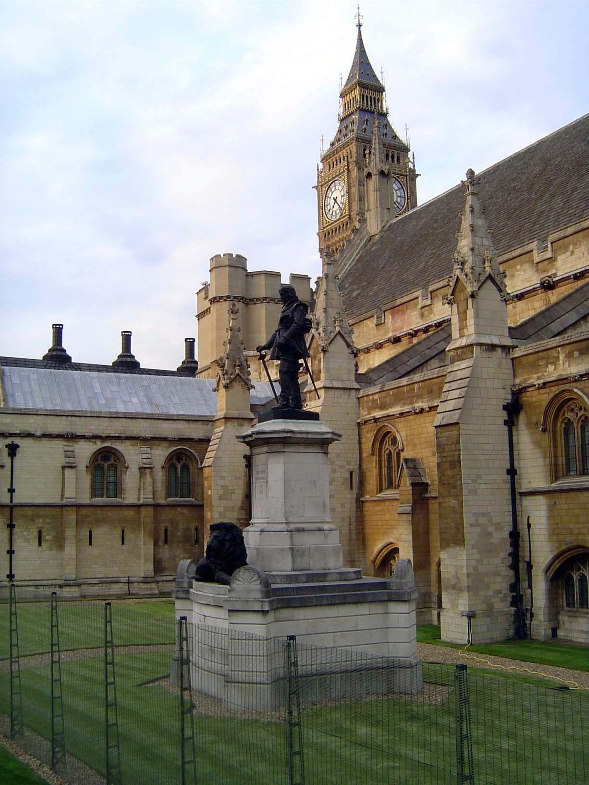 Politicians next to last. Cromwell stands protected by the best security money can buy.