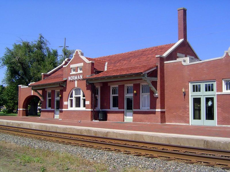 The station opened in 1909, some 22 years after the first passenger train came through in 1887. They kept coming until 1979. There was a gap