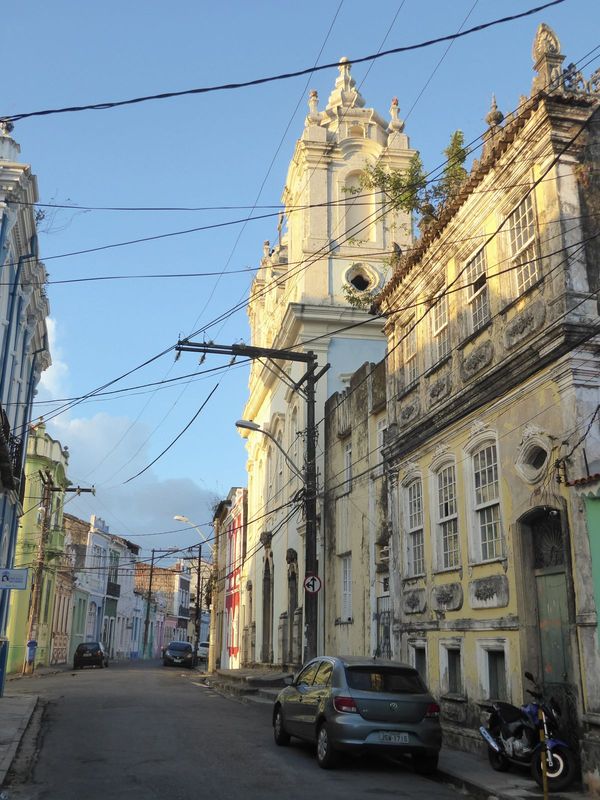 Funny, how asphalt suddenly looks cheap.

You soon learn to be glad that most of the town's churches are more or less permanently locked: if