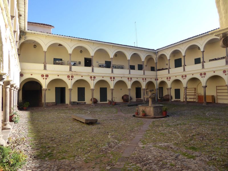 The courtyard is weak in comparison.