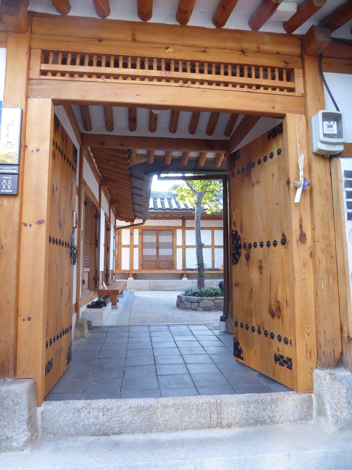 The woodwork is beautiful.