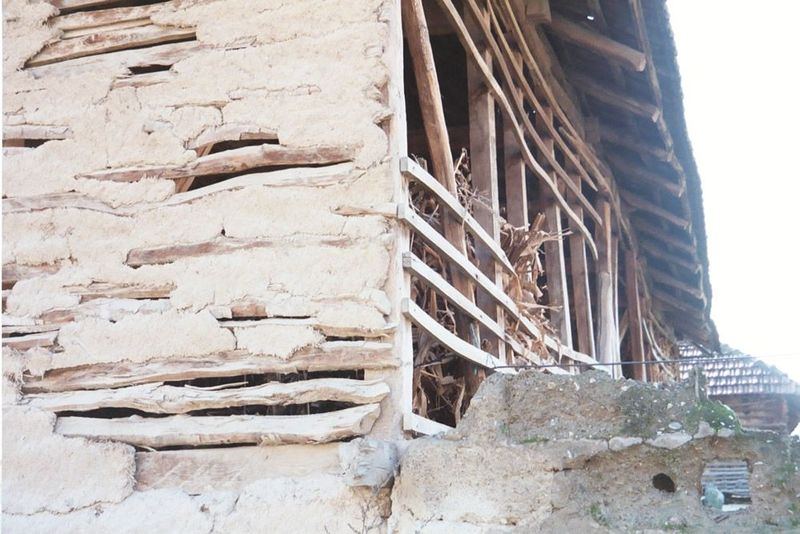 Mud as a construction material.