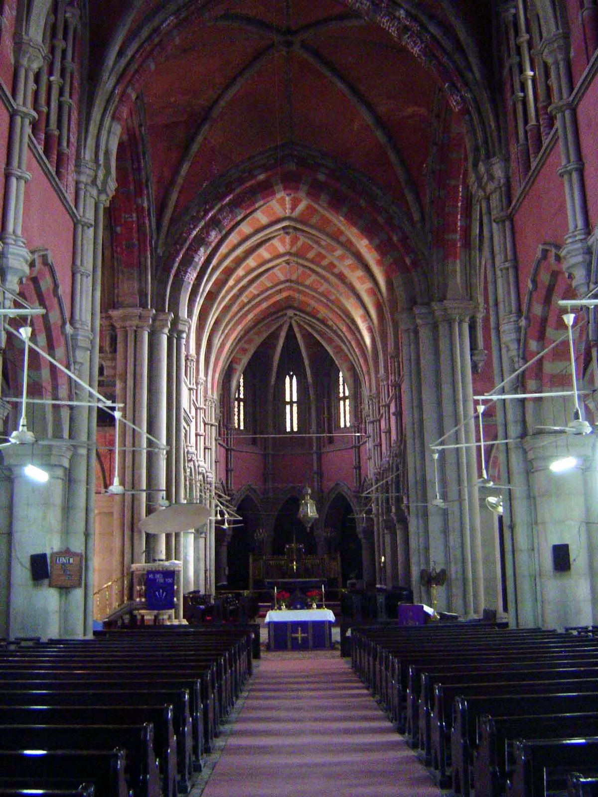 The interior.