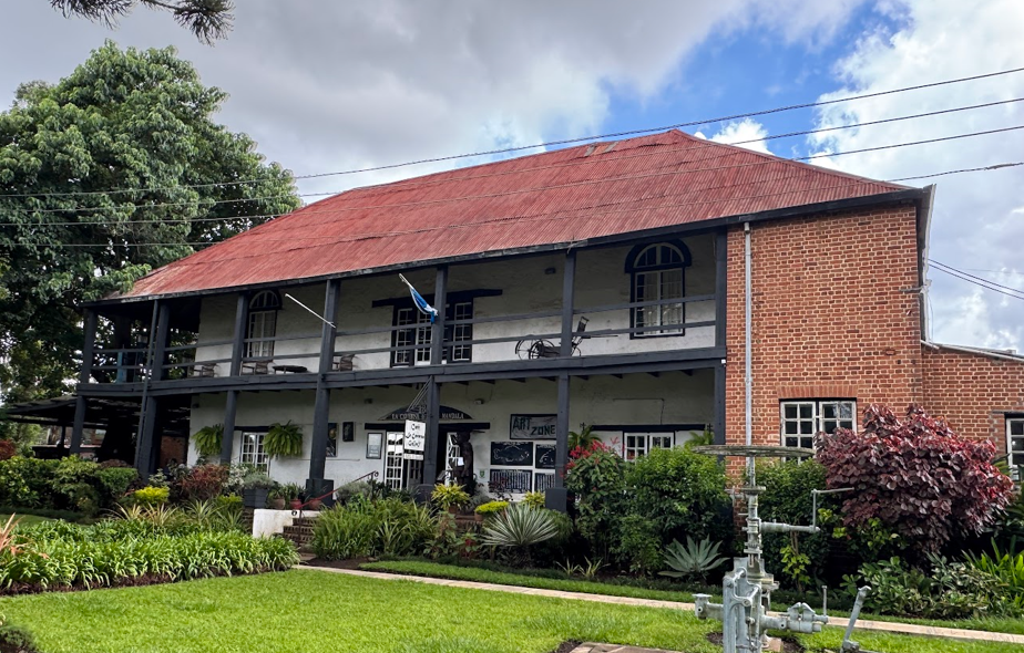 Then there's Mandala Top, the old headquarters of the African Lakes Company.  Upstairs there's a fine research library with wretchedly limit