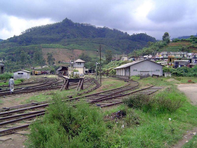 In 1885 the railroad reached Nanu Oya, 5,300 feet above sea level and 20 miles past Hatton. In 1904, a narrow-gauge railway was built from t