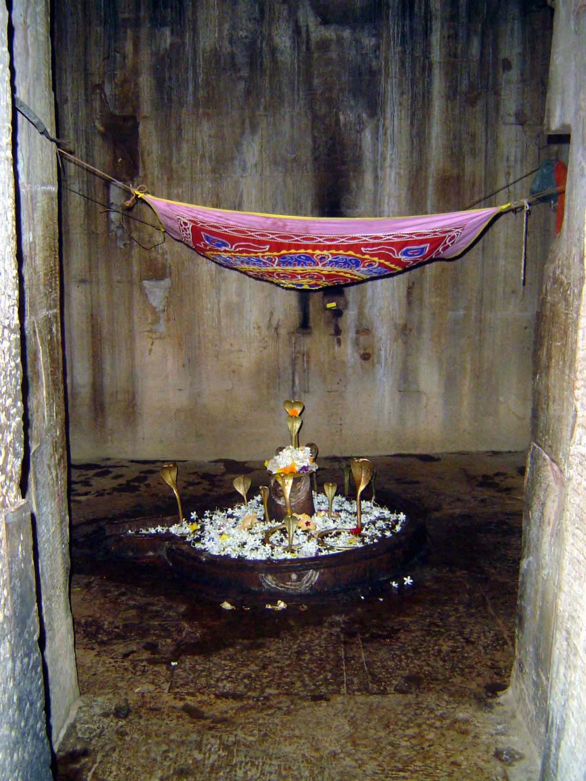 As is so often the case, the interior of both the porch and sanctuary is extremely plain. Here, the sanctuary.