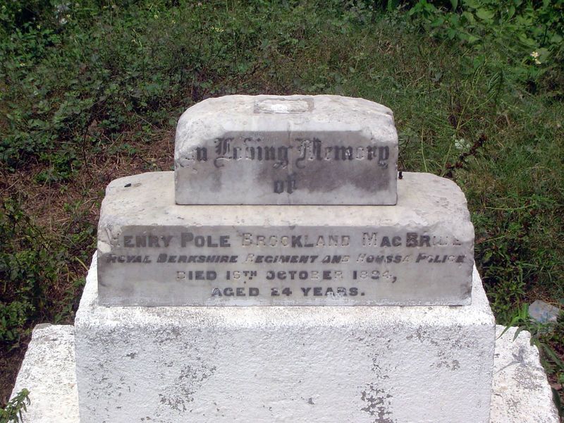 The Dutch were good enough to allow English burials.