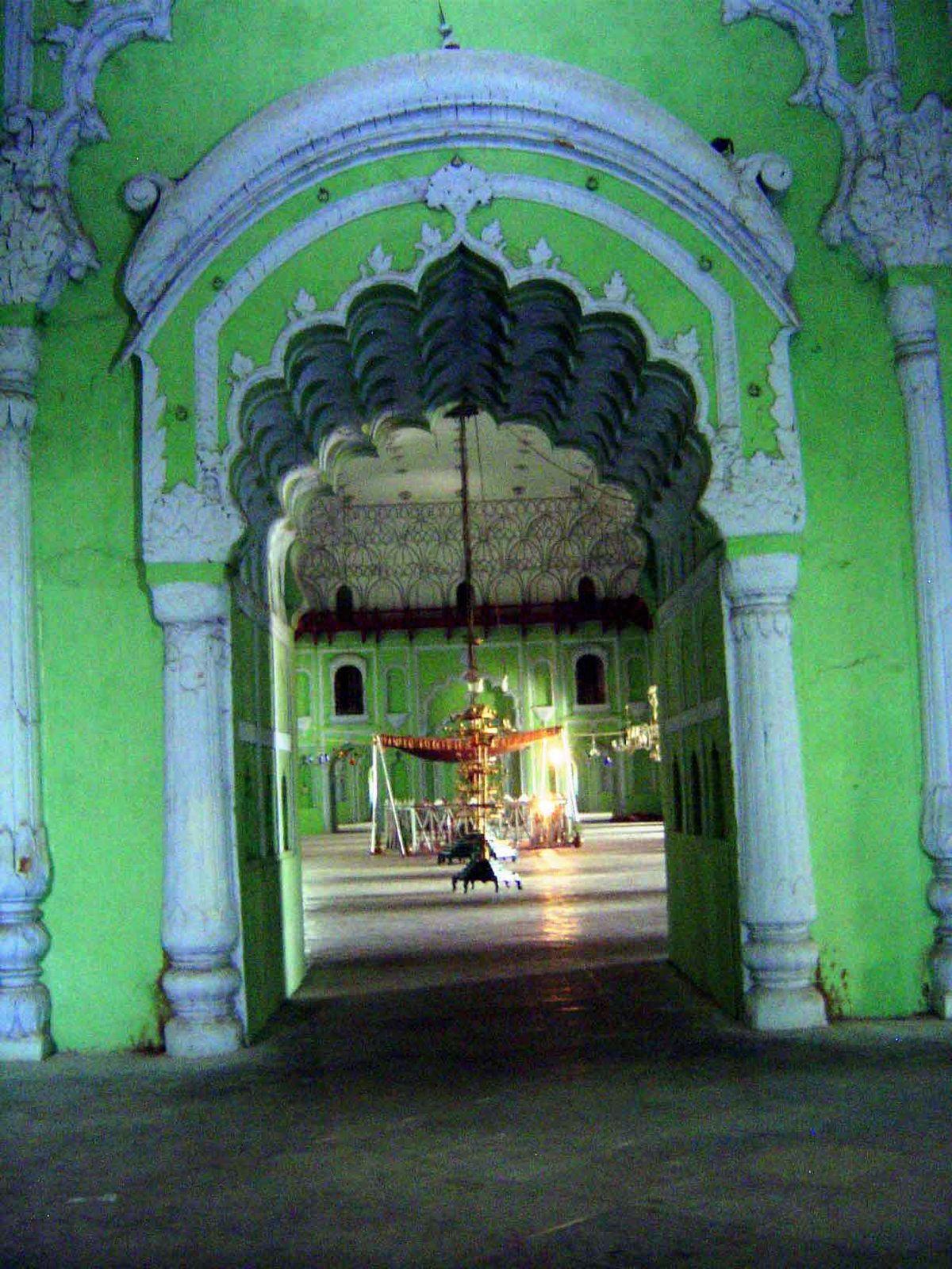 The imambara also houses the tomb of Ghazi-ud-din Haidar Khan, who died in 1827.