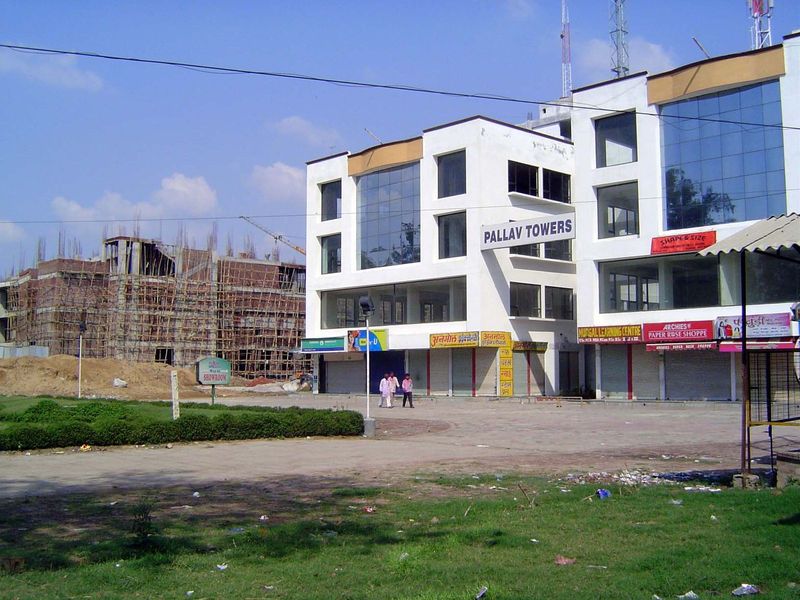 Office buildings.
