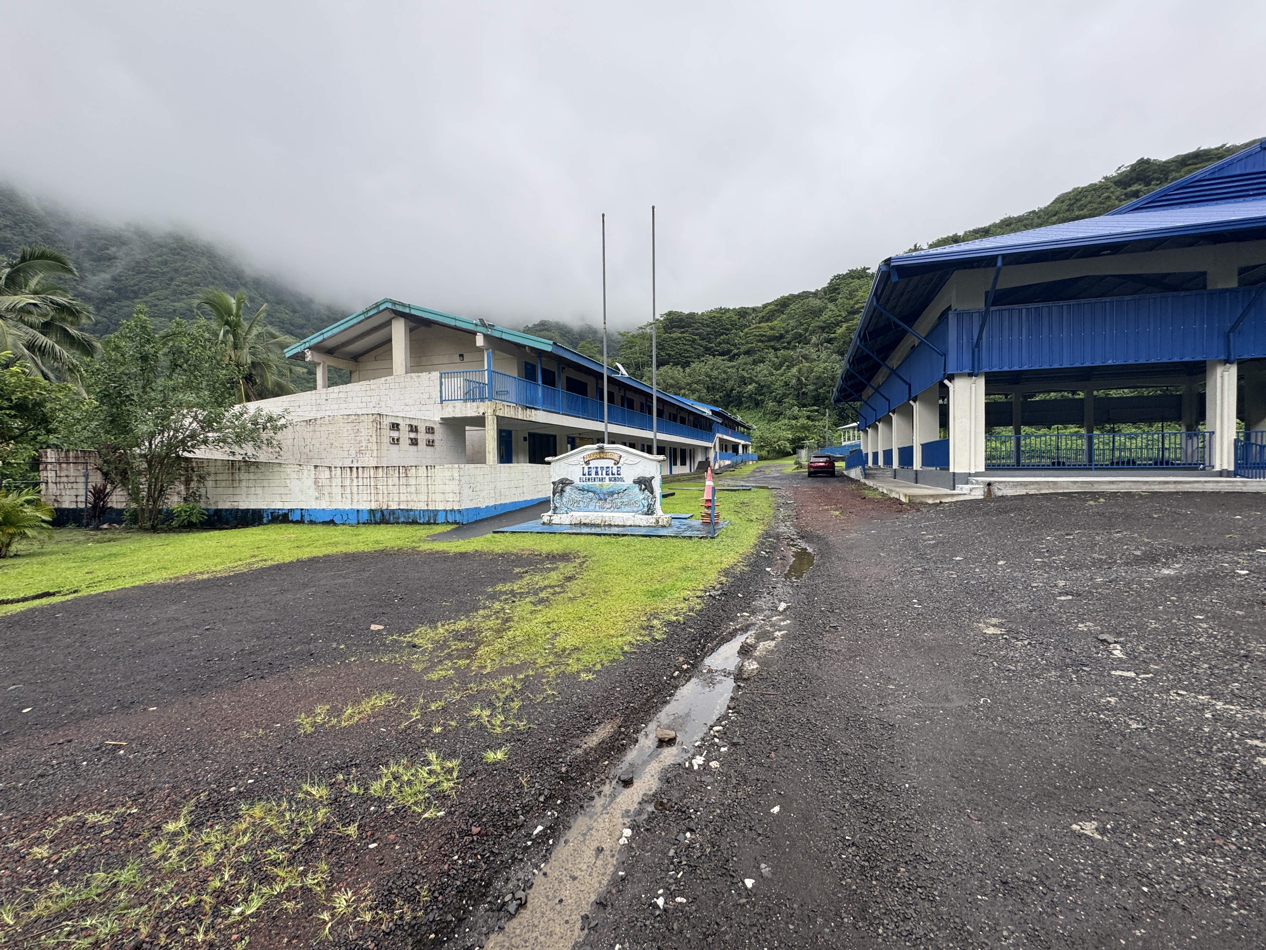The village elementary school.
