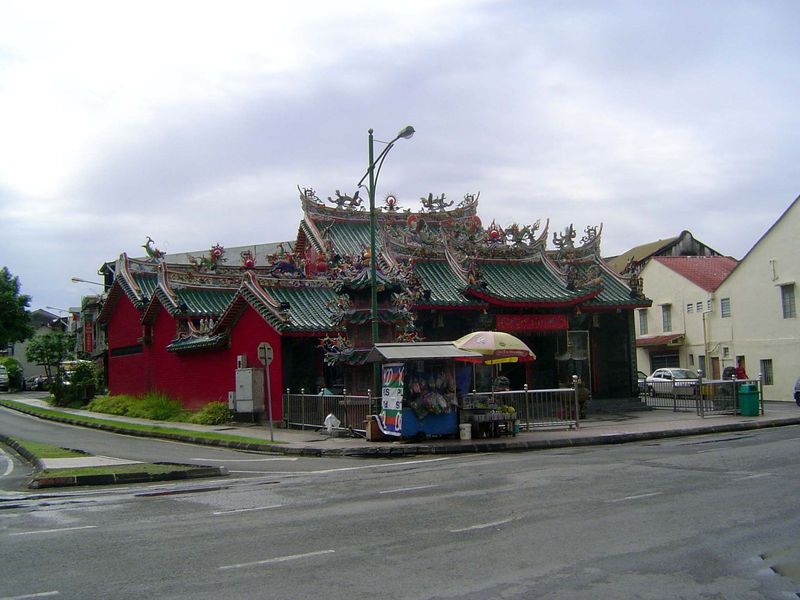 The main Chinese temple is called Hong San Si. It was built no later than 1848 but was rebuilt in 1897, 1985, and 2003. Step inside?