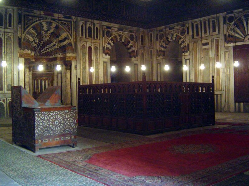 The tomb, with its own mihrab.