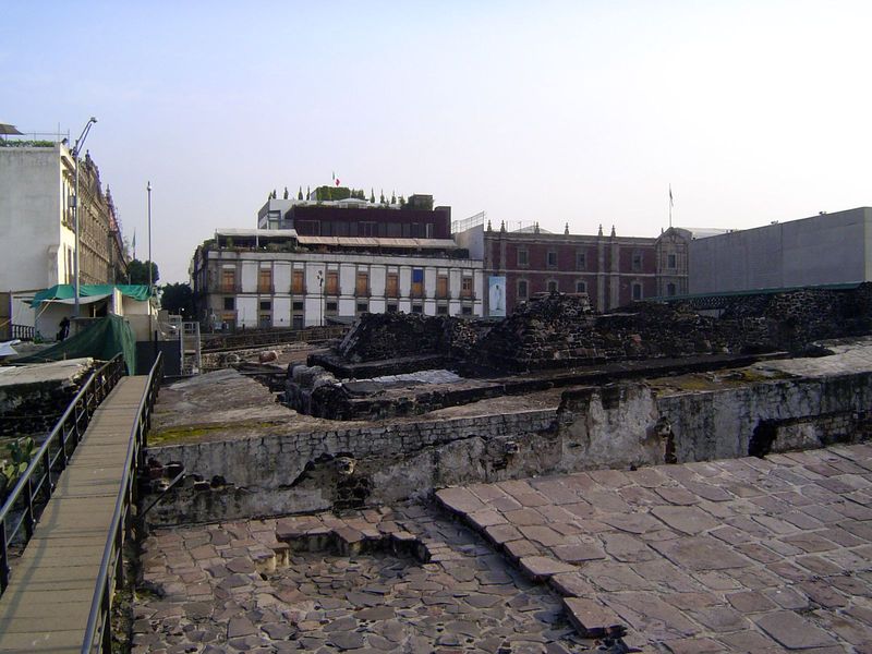 The archaeological site of the Templo Mayor. One of the men with Cortés, Bernal Díaz, wrote: "It was all so wonderful, that I do not know ho