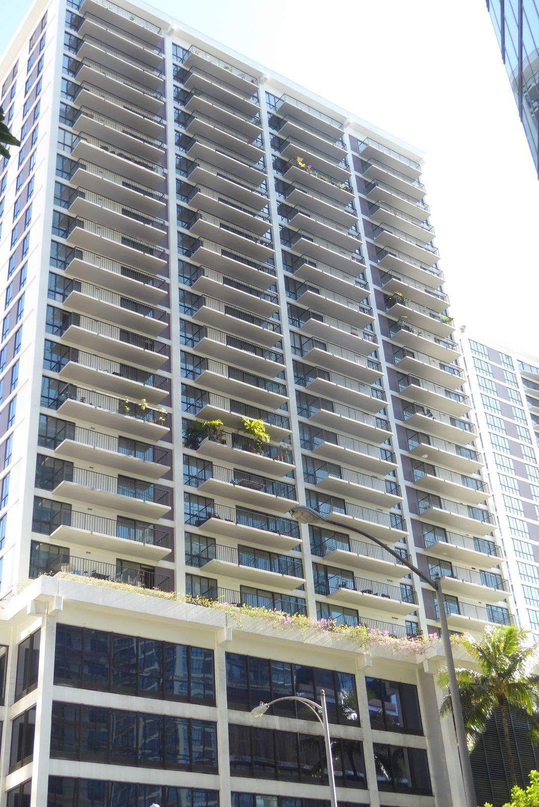 Here's 1971's Harbor Square, twin mixed-use buildings with apartments above six floors of office space. Look on the bright side: in 2016 you