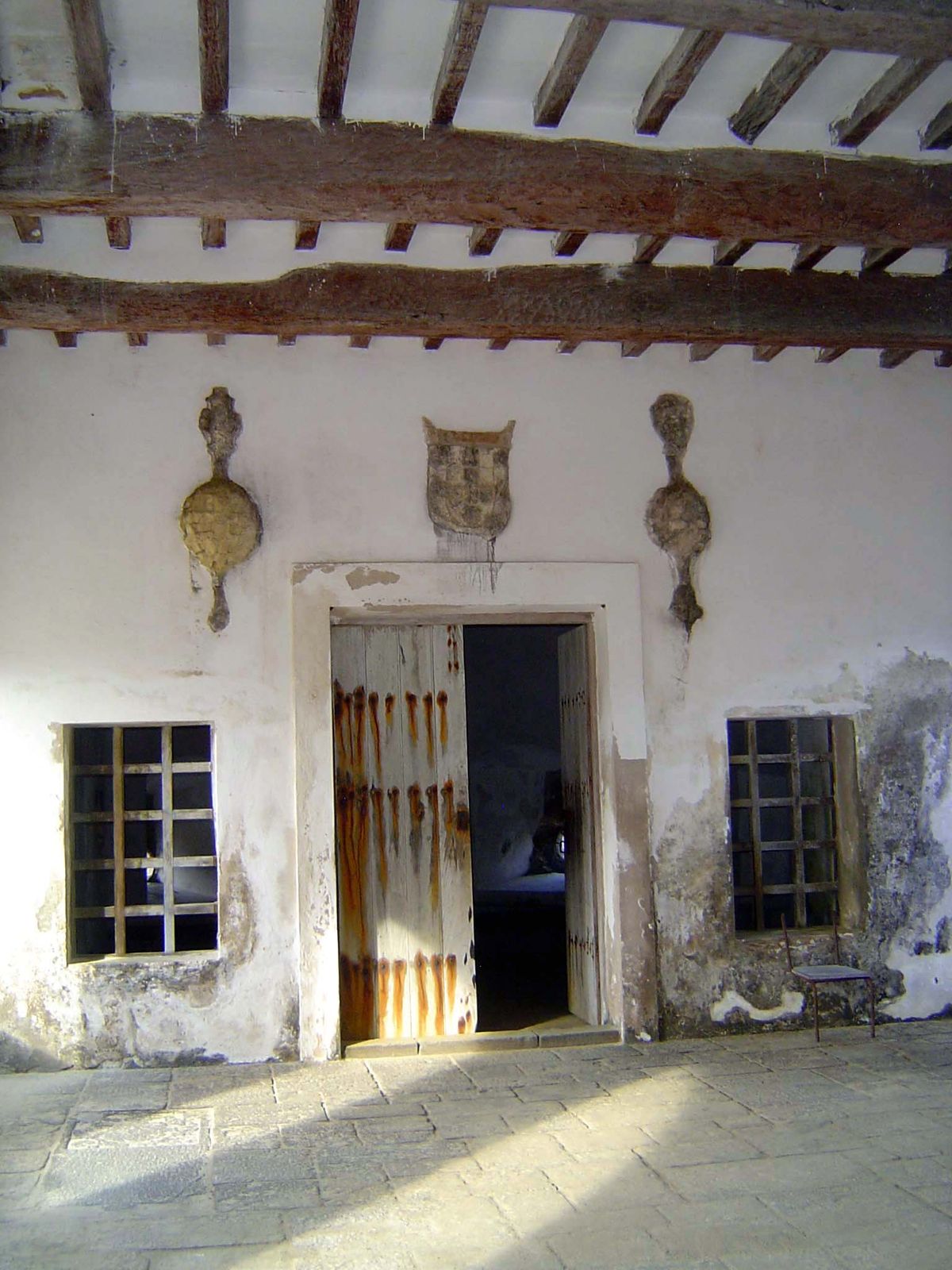 Entrance to the chapel.