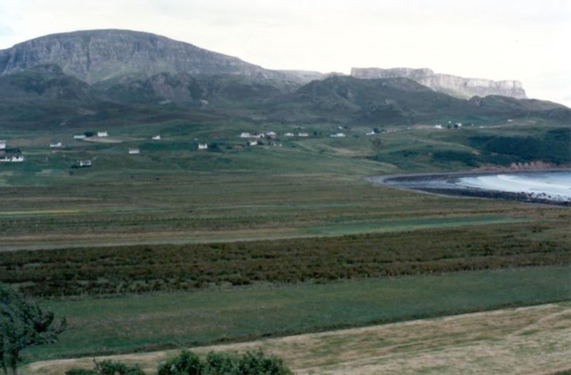 The coastal roads today are still lined with crofter homes.