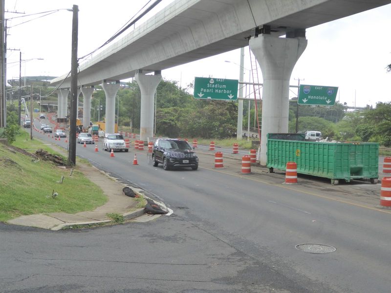 How do we get downtown? For the moment, the answer is abysmally slowly, but if you can wait, you might be able to take Hawaii Rail Transit.