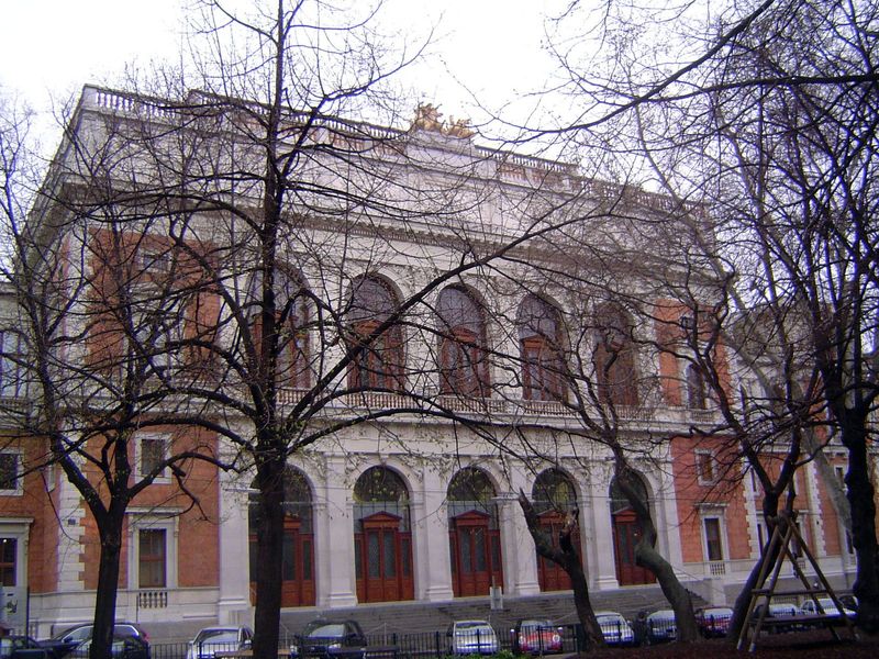 The Stock Exchange, completed in 1877 by Theophil von Hansen, architect of the Parliament Building.
