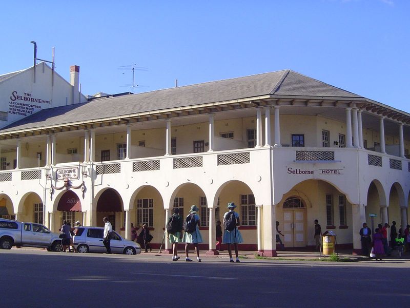 This hotel, perhaps the oldest of those still in business, takes its name from the street. which we saw before at the Cape-to-Cairo pub. Sel
