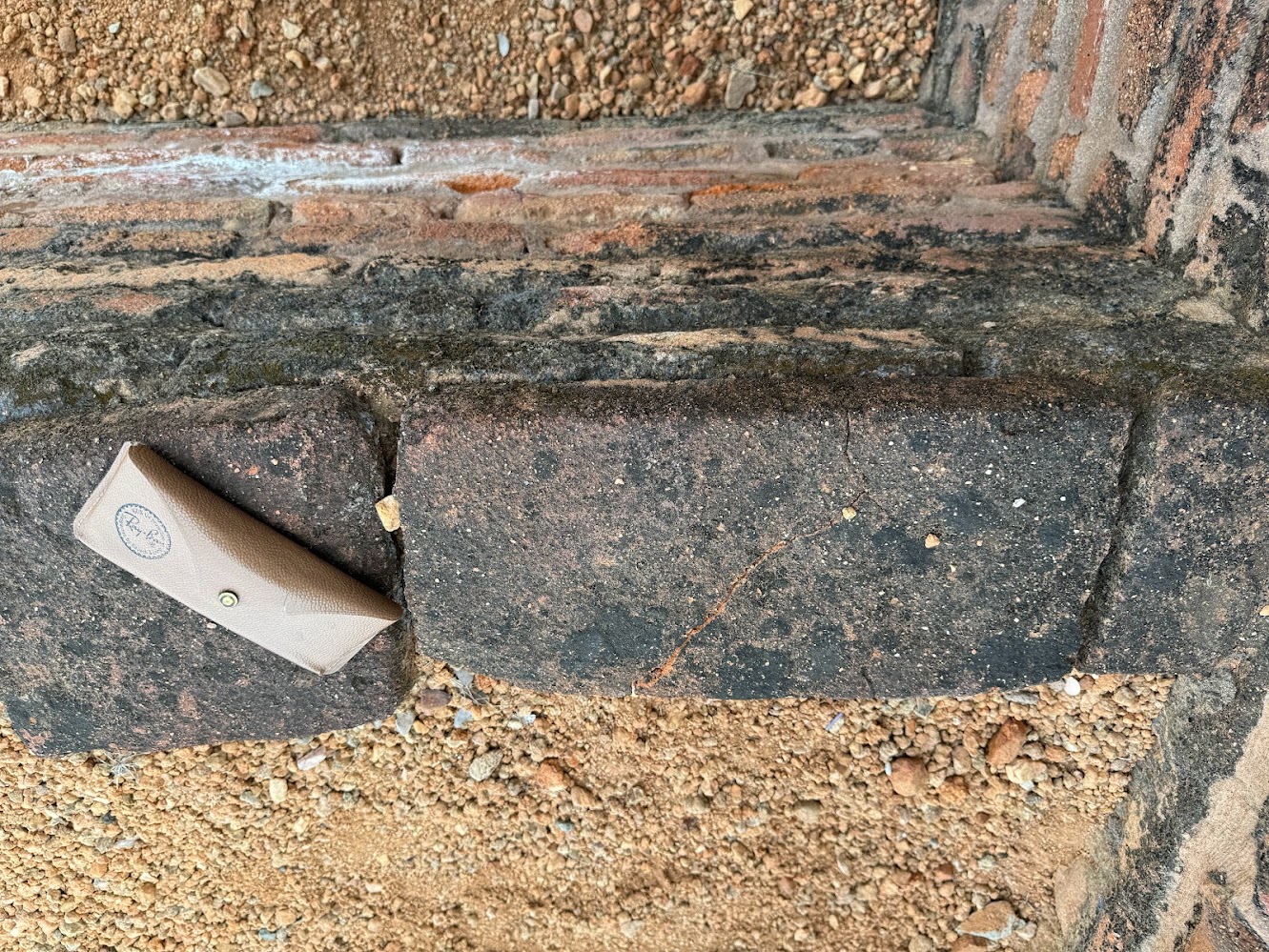Note the heft of the standardized bricks.