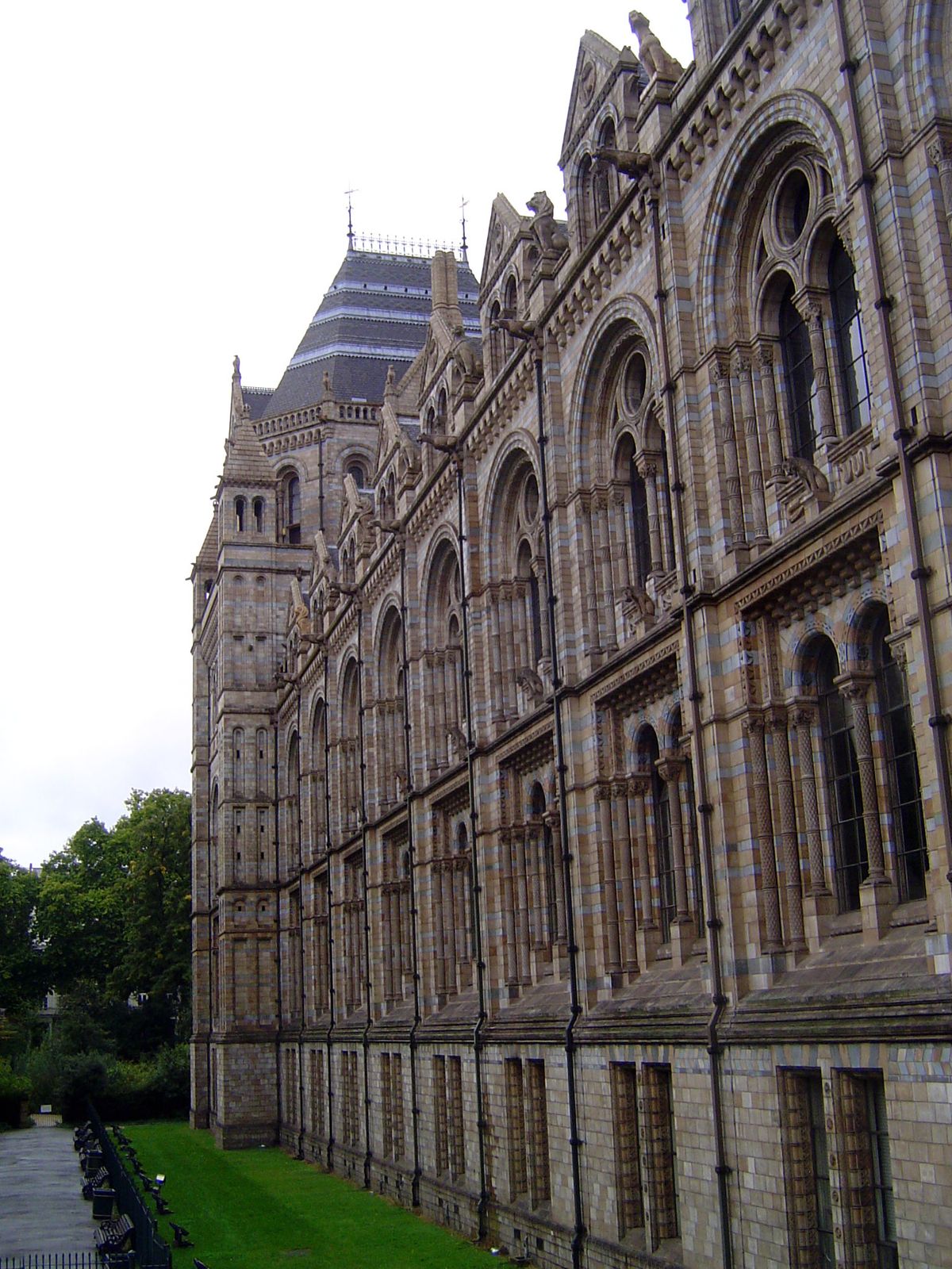 The facing is terracotta.