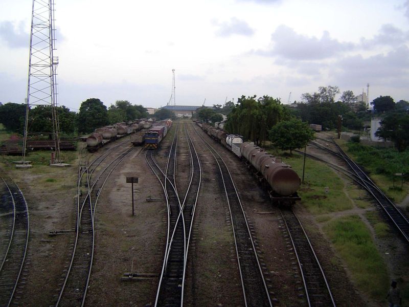 A harbor jetty and crane were installed in 1905, the same year that the Germans began their East African railway. Like so many African railr
