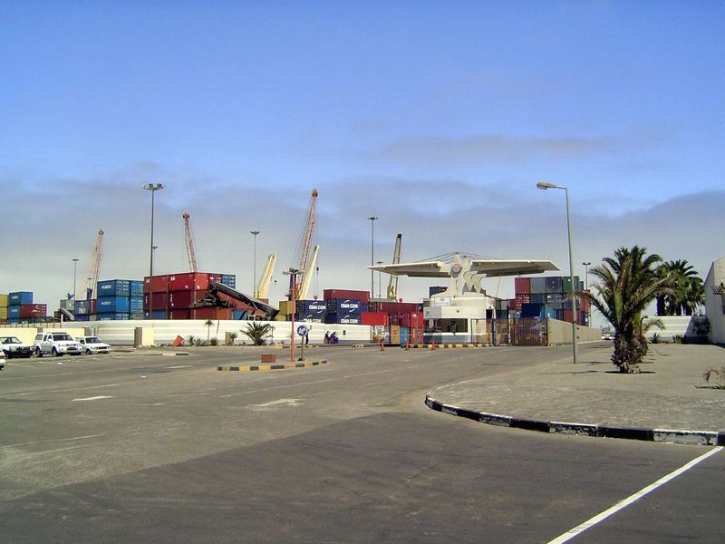 Container terminal.