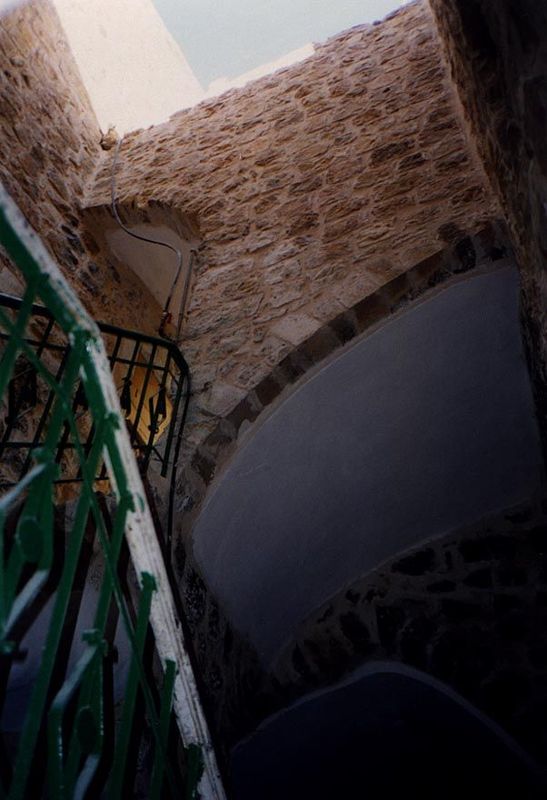 The following pictures, taken during rehabilitation, give some sense of the unique forms being created in these old buildings. The market he