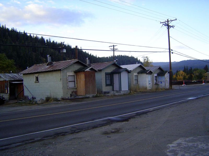 Old railway-worker housing.