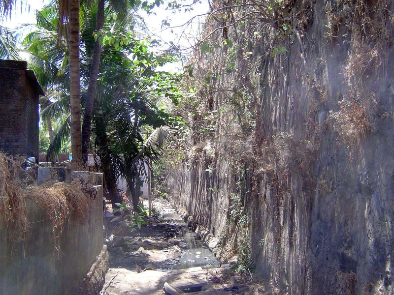 A village has now replaced reedy swamps near the Bastion of San Goncalo.