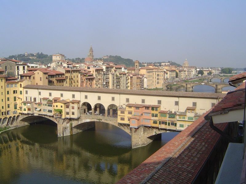 In English the city is "Florence," in Italian it's "Firenze," but to the Romans who built a town here at the head of navigation on the Arno 