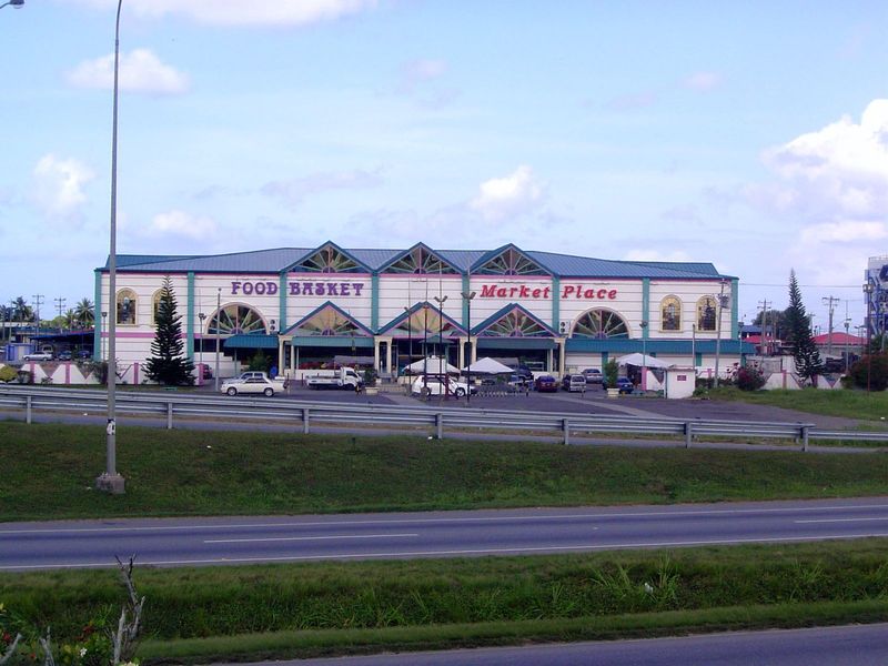 Here's the supermarket at Chaguanas.