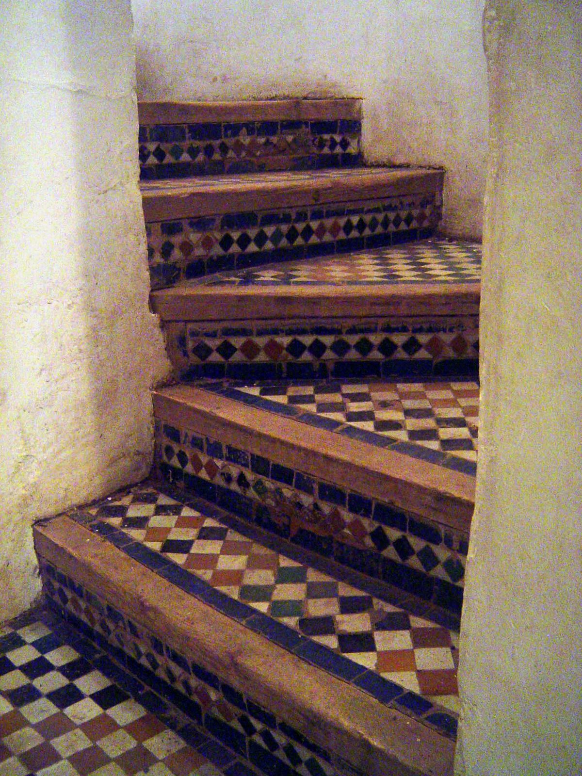 The stairs themselves give little hint of what awaits.