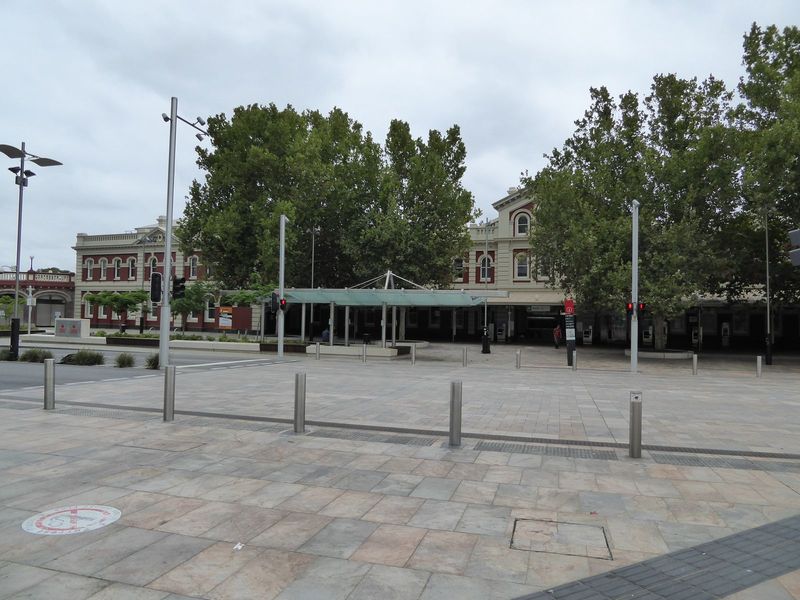 Trees are great, but sometimes they get in the way. In this case they block the view of Perth's railway station, designed by the same George