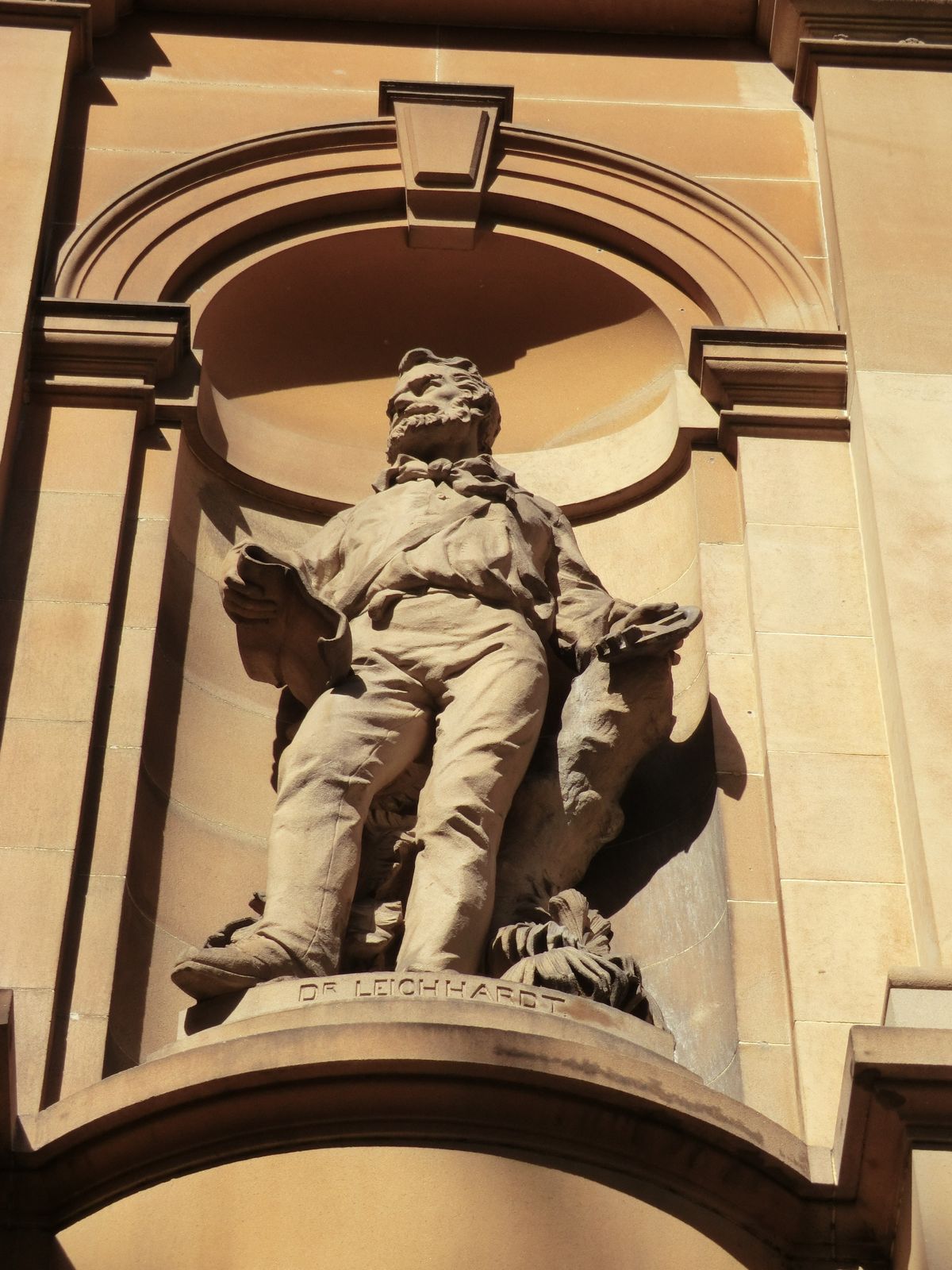 And here's Ludwig Leichhardt, an explorer who disappeared in 1848 while attempting to cross the continent from east to west. He may have die