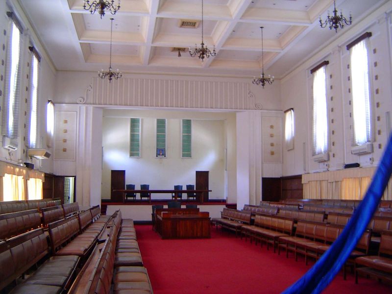 The legislative chamber.