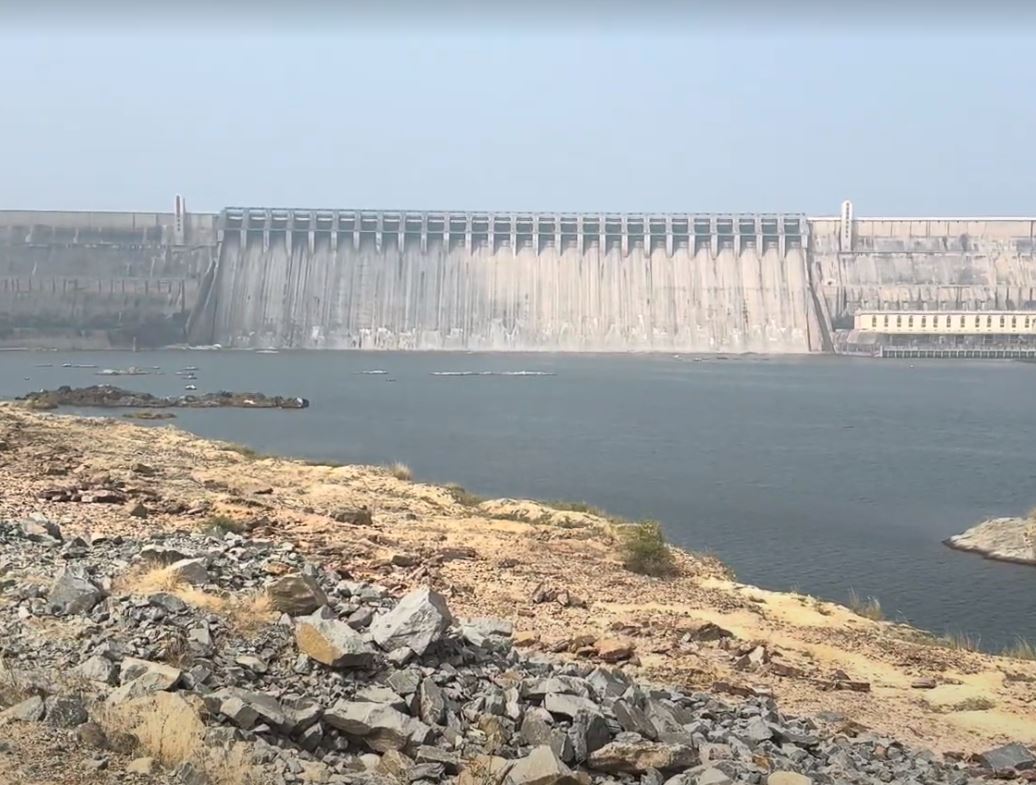 Here's the business side of the dam.