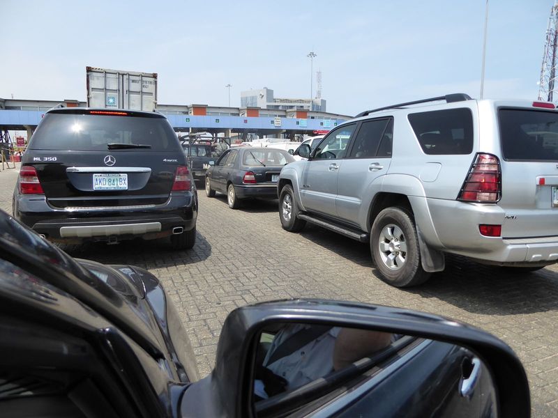 People with money live at Lekki, east of Victoria Island and reached by toll road and traffic jam.
