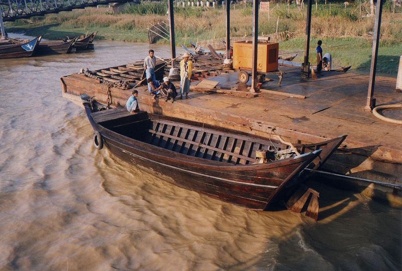 Riverboats come in an immense variety, including this magnificent teak vessel.