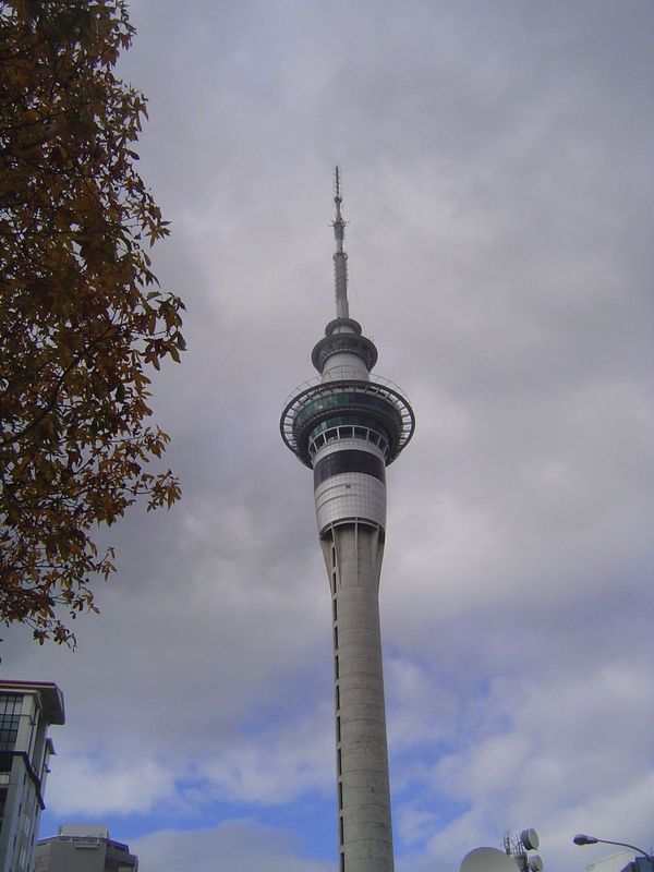 Every city needs one: in Auckland's case, it's over a thousand feet high and is called the Sky Tower. It opened in 1997 as—wait for it—part 