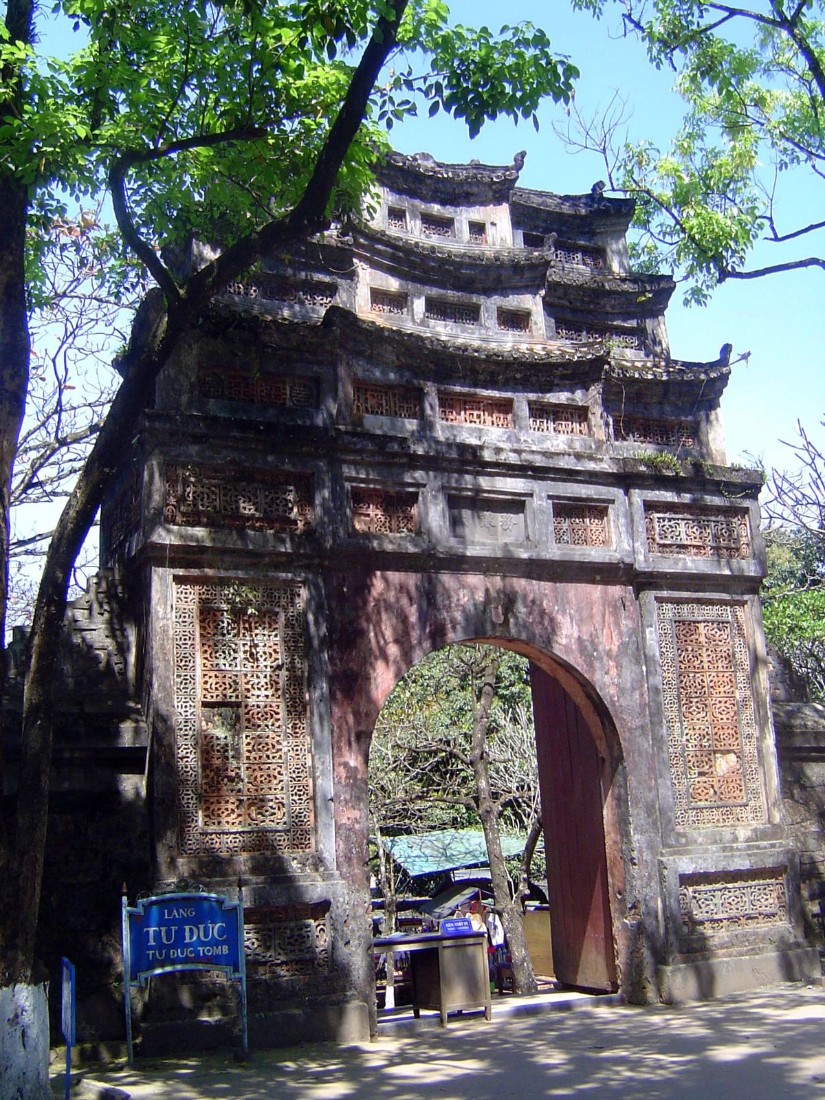 Entrance to Tu Duc's tomb.